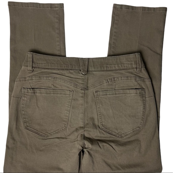 352 Democracy Brown BROL Straight Leg Pants Ab Solutions - Picture 11 of 12